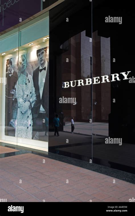 burberry store window